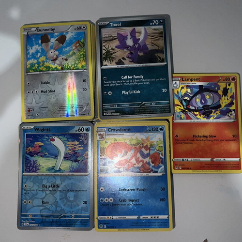 Pokemon TCG holo card collection, 230 holo and reverse holo, 30 regular