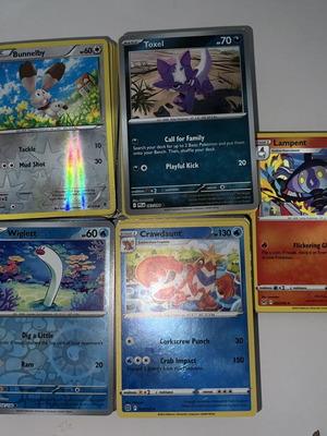 Pokemon TCG holo card collection, 230 holo and reverse holo, 30 regular