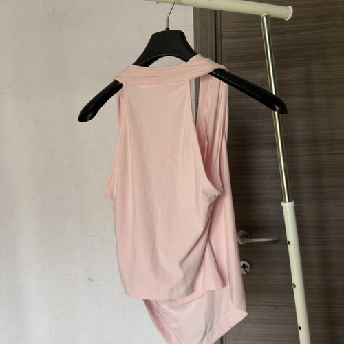 Stradivarius pink asymmetric top like new, size S