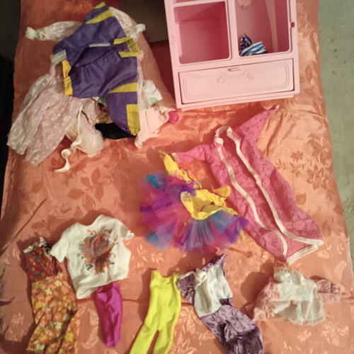 Barbie vintage clothes used, 90s collection