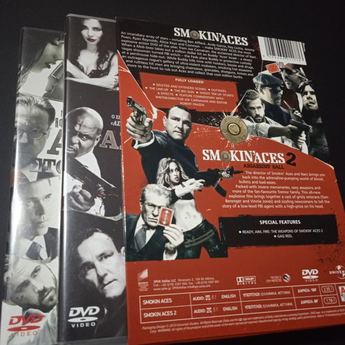 Smokin' Aces DVD used, action with Greek subtitles