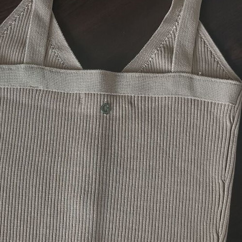 Buttoned beige top