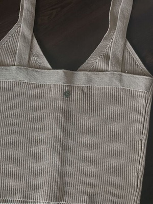 Buttoned beige top