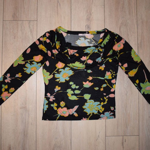 Red Valentino blouse with flowers like new, size 46