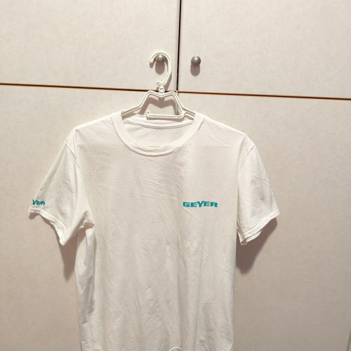 White cotton t-shirt size L like new