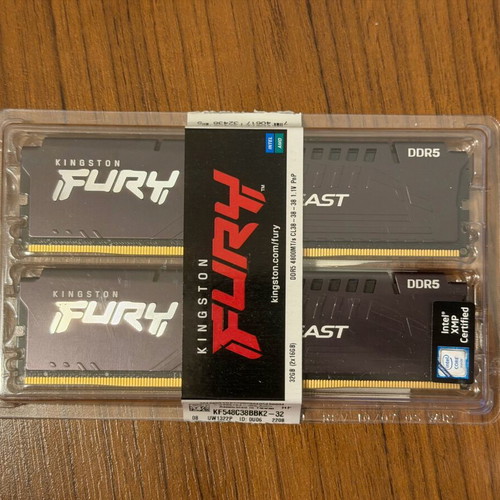 Kingston Fury Beast 32GB (2x16GB) DDR5 480Hz like new