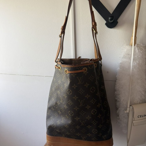 Louis Vuitton Noe vintage large shoulder bag used, brown
