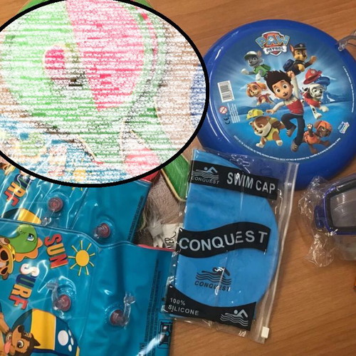 Paw Patrol sea set 6 new items in blue shades