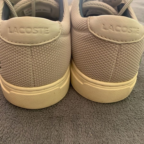 Lacoste casual shoes size 44 used, white