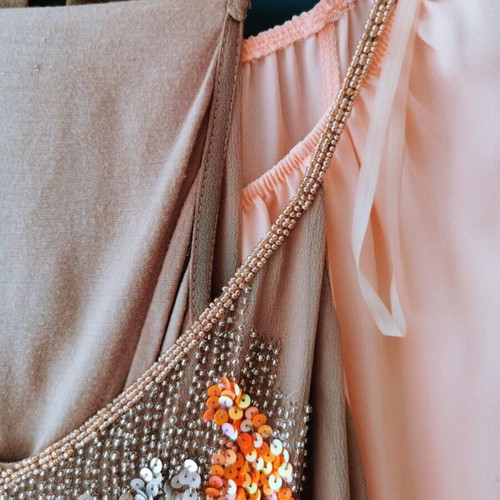 Party dress, beige, size M / 38 / 10