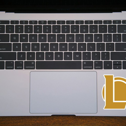 League of Legends logo sticker on glossy paper made to order