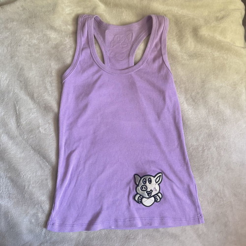 Womens purple tank top used, size S/M