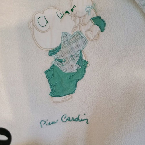 Baby blanket used, 1.45×1.15 m
