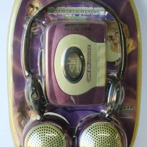 Game Boy Advance φορητό κασετόφωνο Walkman AM/FM με ηχεία Nintendo σφραγισμένο