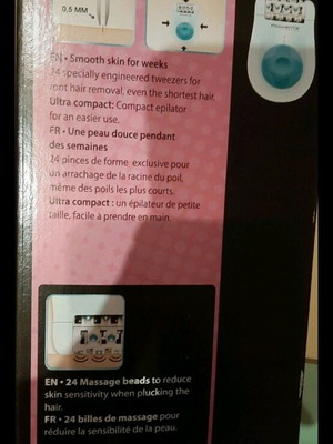 Rowenta epilator new