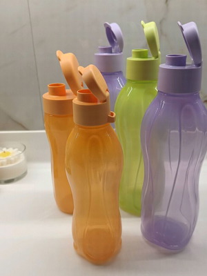 Tupperware Eco Bottle παγούρια σε διάφορα χρώματα, πακέτο 5