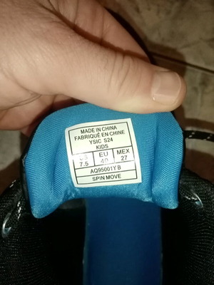 Shaq athletic shoes like new, size 40, black and blue
