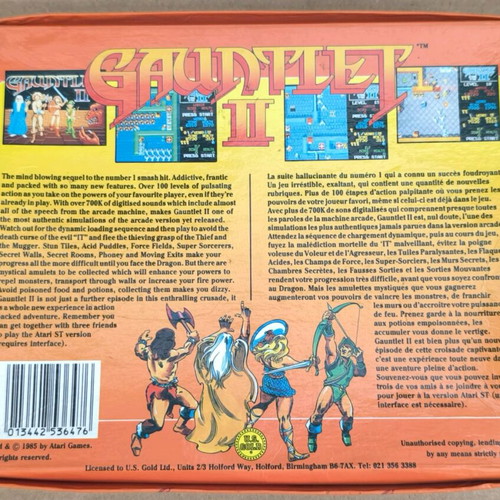 Gauntlet II (US Gold) (Atari ST) like new, complete in box