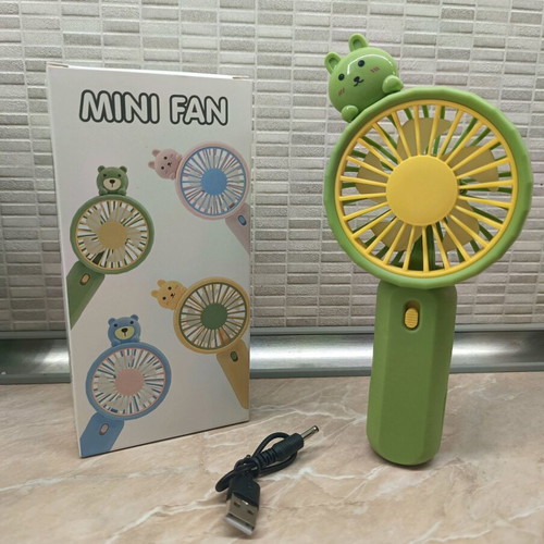 Mini fans with 2 designs, rechargeable USB, new
