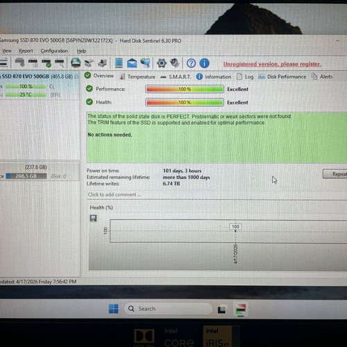 Lenovo Thinkpad X260 used, i7 6600u, 8GB DDR4, 500GB Samsung SSD, 3 OSs
