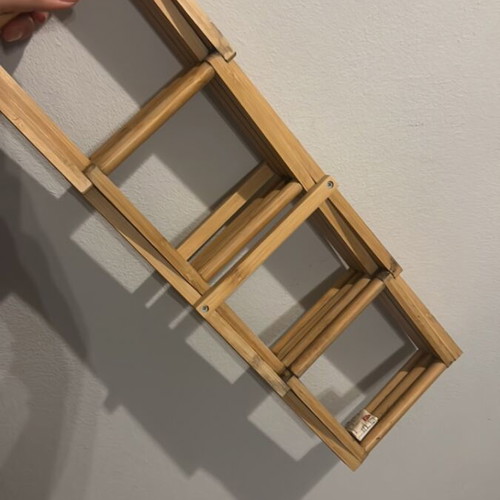 Wooden wine rack like new