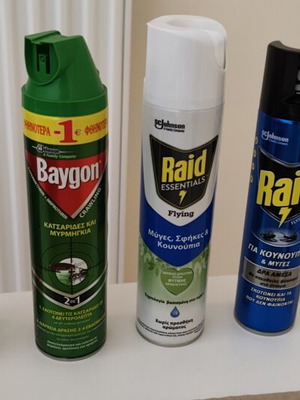 Insecticide sprays new, various types