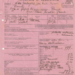 Historical Shipping Receipt used from Italian Airline Ala Littoria S.A.