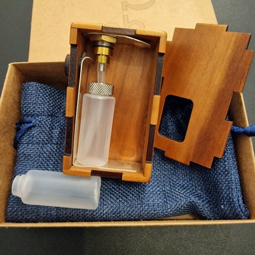 Squonk Mechanical Vape Custom Made Wood Box New