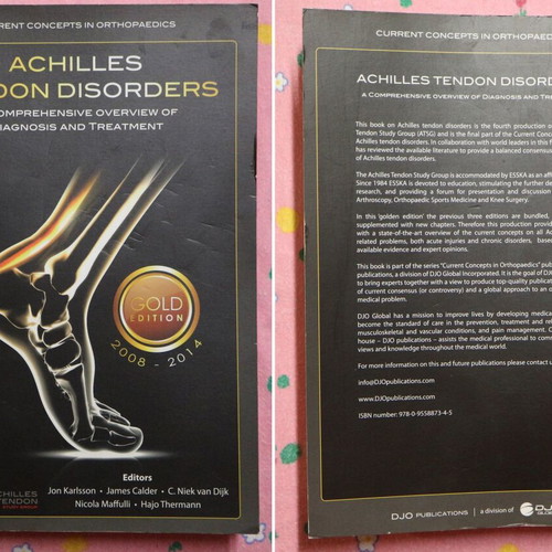 Achilles Tendon Disorders new, English medical textbook