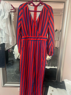 Jumpsuit unused, red, size S