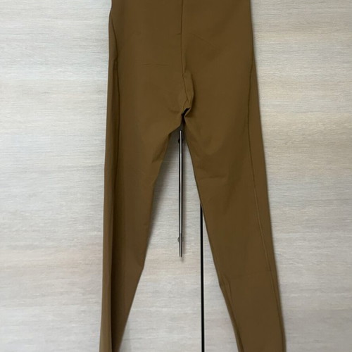 Oysho Compressive Core Control High-Rise Sports Leggings, beige brown