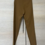 Oysho Compressive Core Control High-Rise Sports Leggings, beige brown