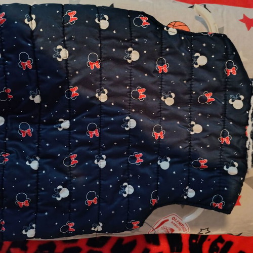 Minnie sleeveless jacket used without hood for 3-4 years old
