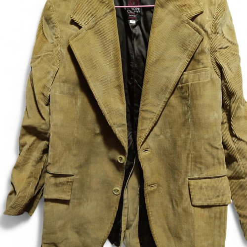 Men's jackets used, pack of 3, dark blue, gray, beige corduroy