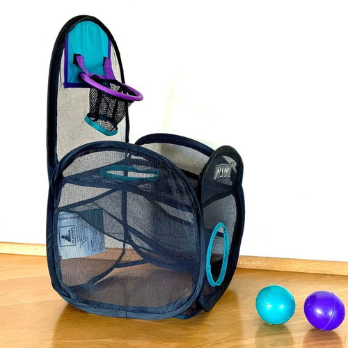 Playhut Sharper Image fold-up portable desktop basketball used