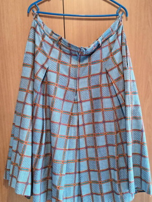Vintage Folklore original skirt with lining, size 42, 100% cotton