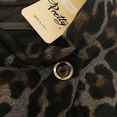 Animal print cardigan new, one size
