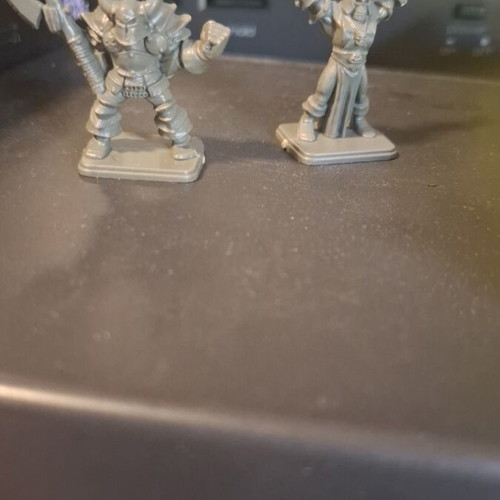 Hero Quest figures used, all together
