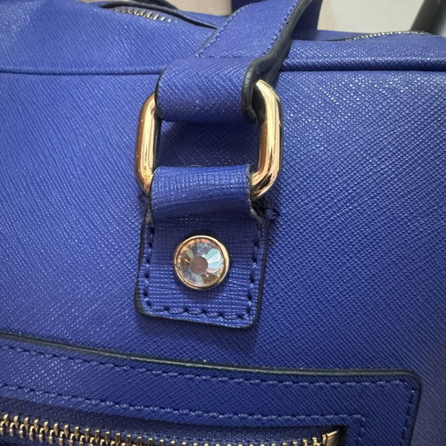 Juicy Couture blue crossbody bag like new with gold details vintage style