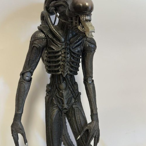 Alien figure refurbished, 80cm length with tail, 50cm height