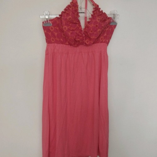 Enzzo dress short cotton like new, pink size M