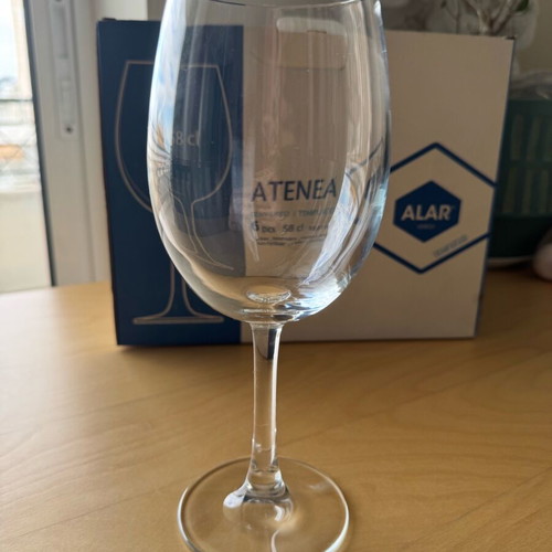 Atenea set of 6 unbreakable 58cl stemmed glasses new