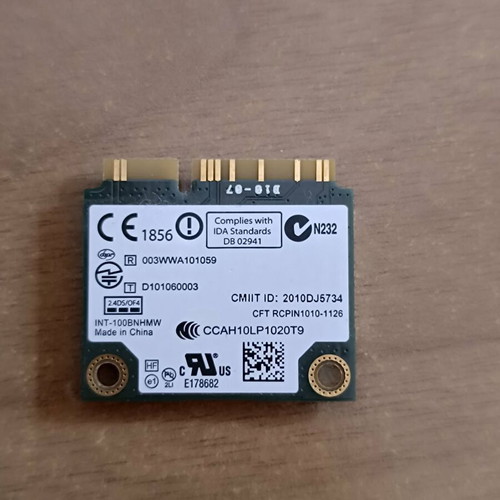 Intel Centrino Wireless-N 100 Wi-Fi Laptop Card like new