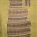  25 διαφορετικές καμπύλες ράγες JOUEF στη κλίμακα HO 1/87