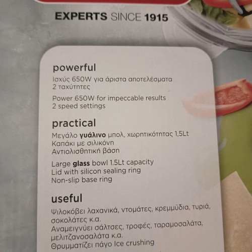 Pyrex Multi with double knives, barely used