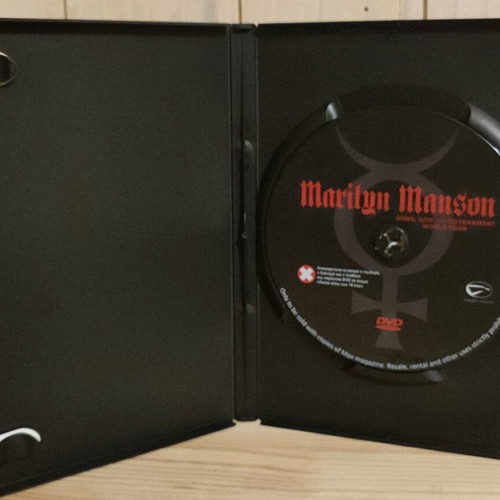 Marilyn Manson DVD like new, Guns God and Government World Tour