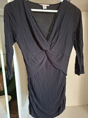 Shirt dress black, like new, size S