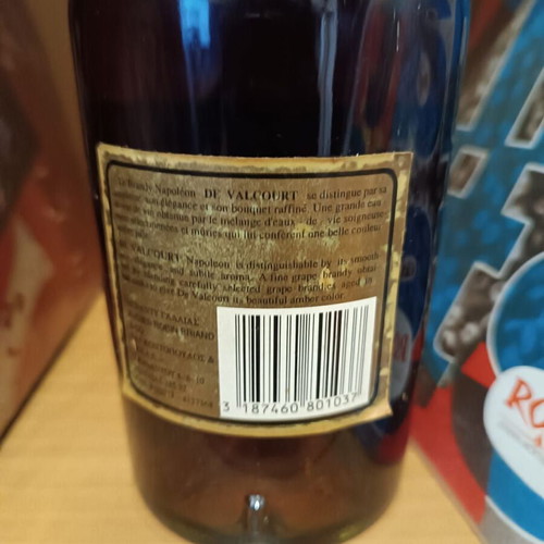 De Valcourt Napoleon Vintage French Brandy 70cl 40% vol like new