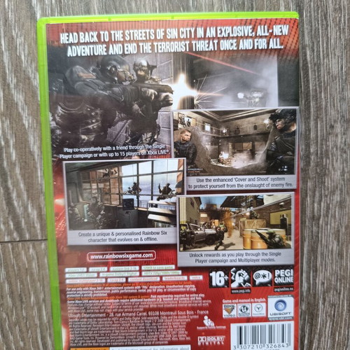 Tom Clancy's Rainbow Six Vegas 2 Xbox 360 like new, tactical FPS
