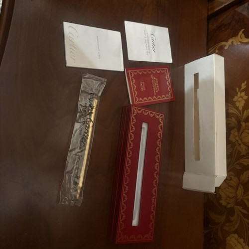 Cartier pen and Montblanc fountain pen set like new